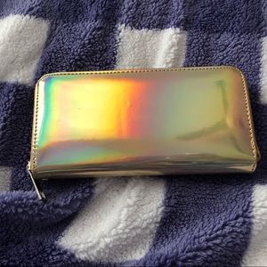 Gold Holographic Wallet/Wristlet